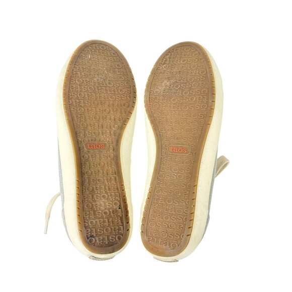 Taos Women's Star Sneakers Grey Wash Canvas Lace Up Casual Size US 9.5 - Picture 6 of 11